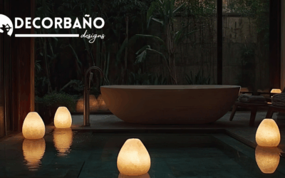 Guía de iluminación ambiental para un baño relajante
