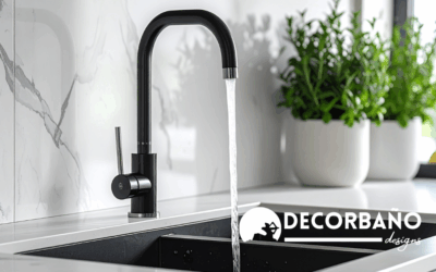 Tendencias en grifería negra para baños contemporáneos